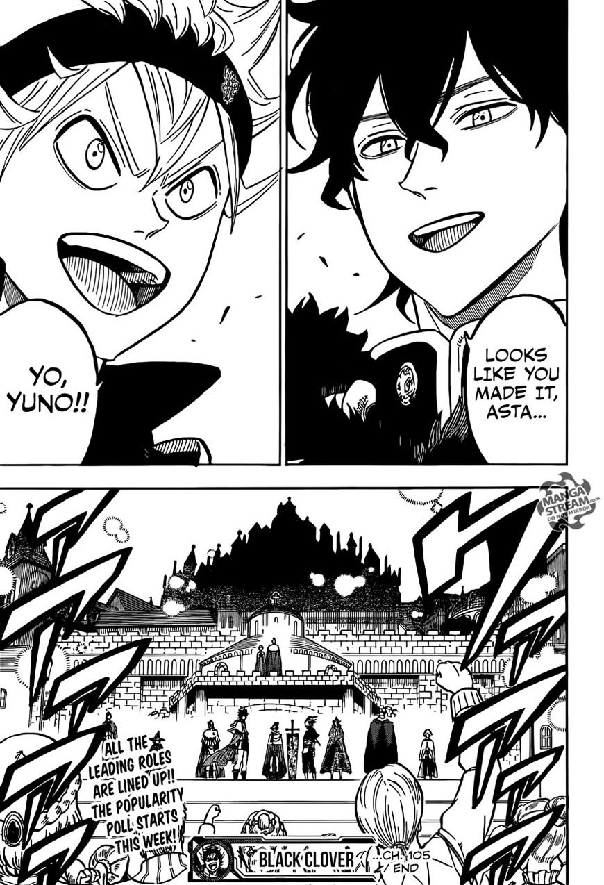 Black Clover, Chapter 105