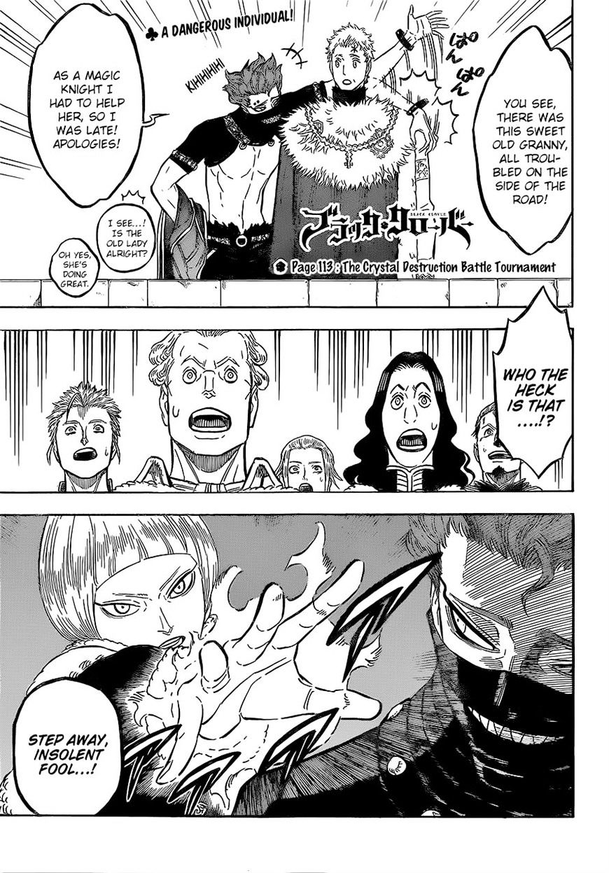 Black Clover, Chapter 113