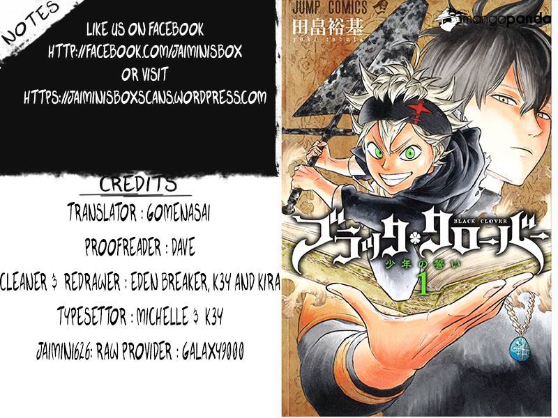 Black Clover, Chapter 16