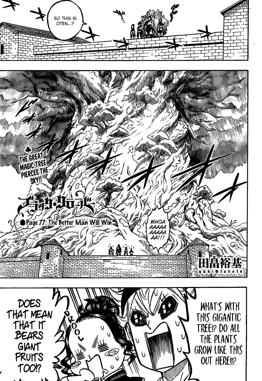 Black Clover, Chapter 77