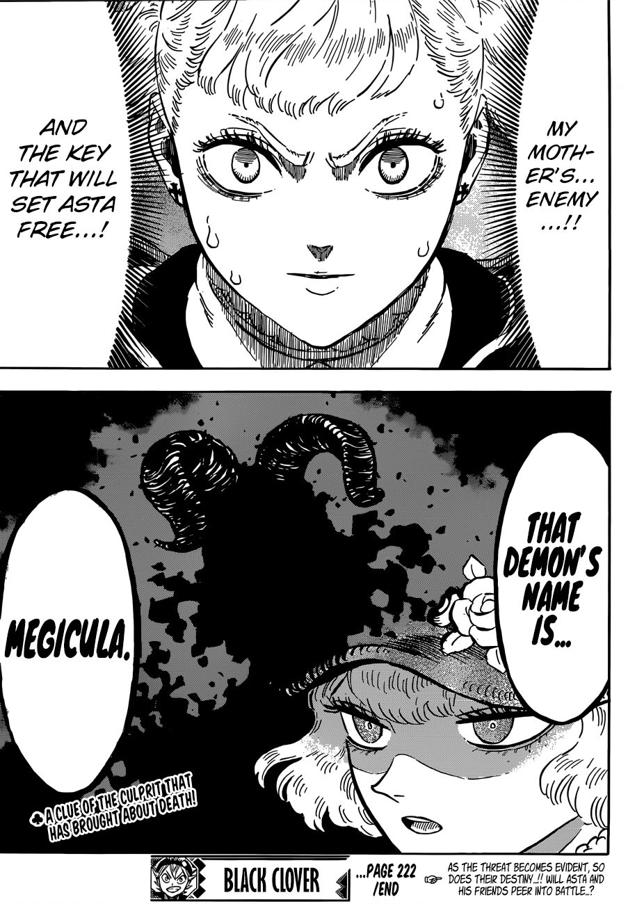 Black Clover, Chapter 222