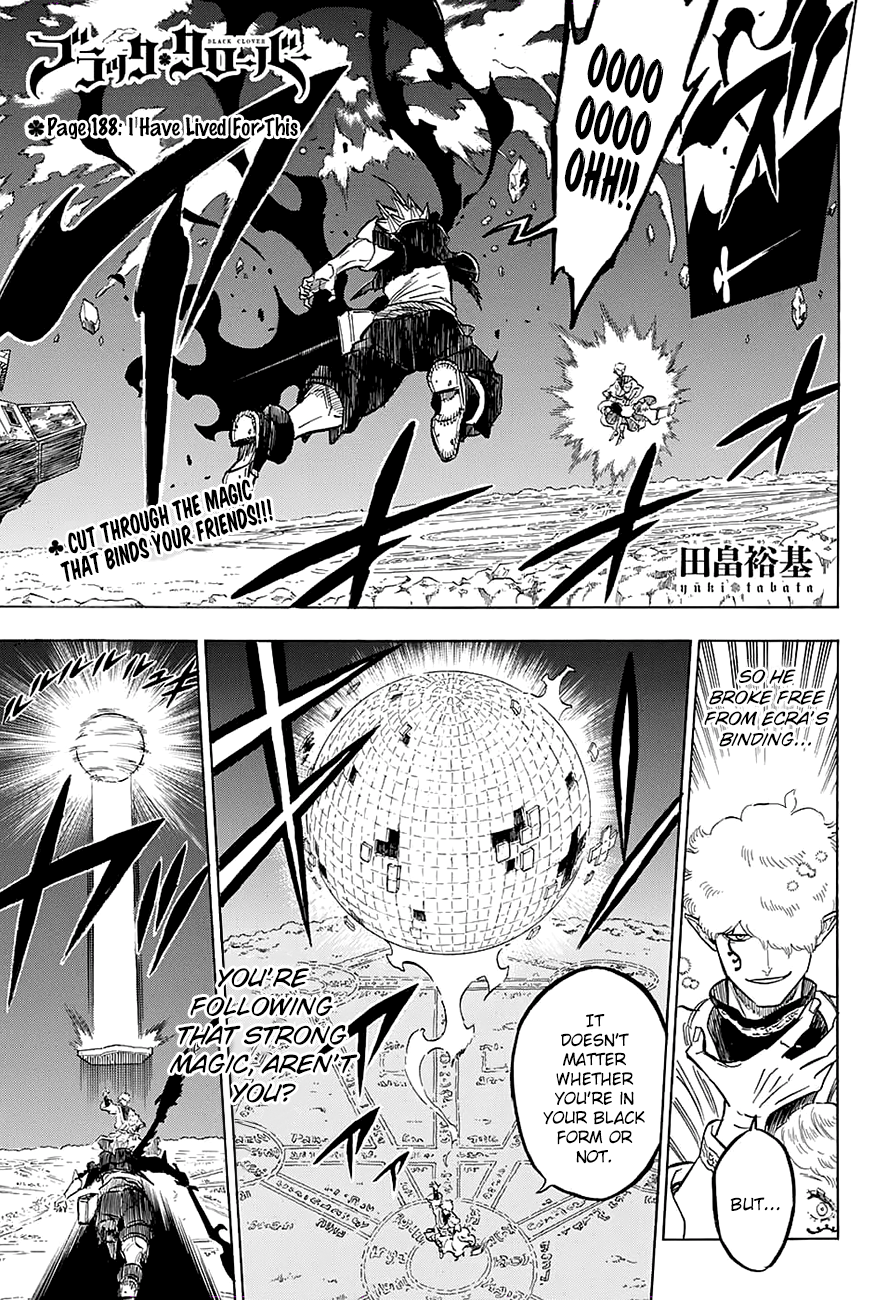 Black Clover, Chapter 188