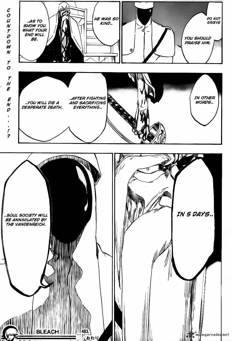 Bleach, Chapter 483