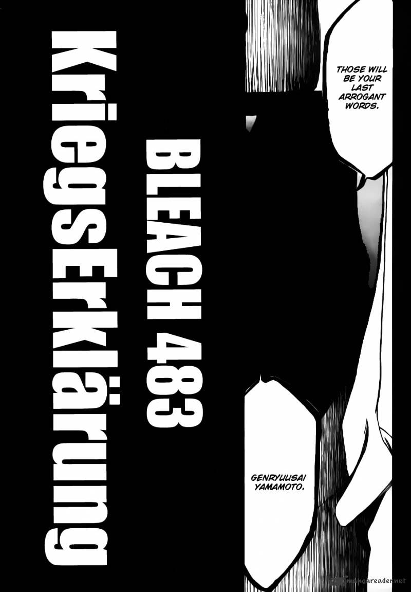 Bleach, Chapter 483