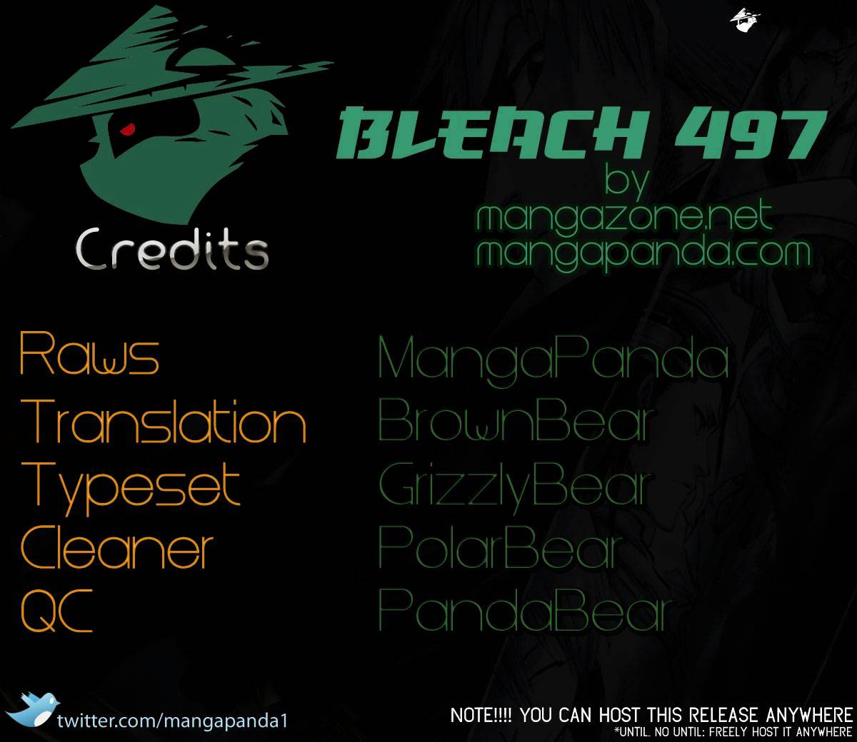 Bleach, Chapter 497