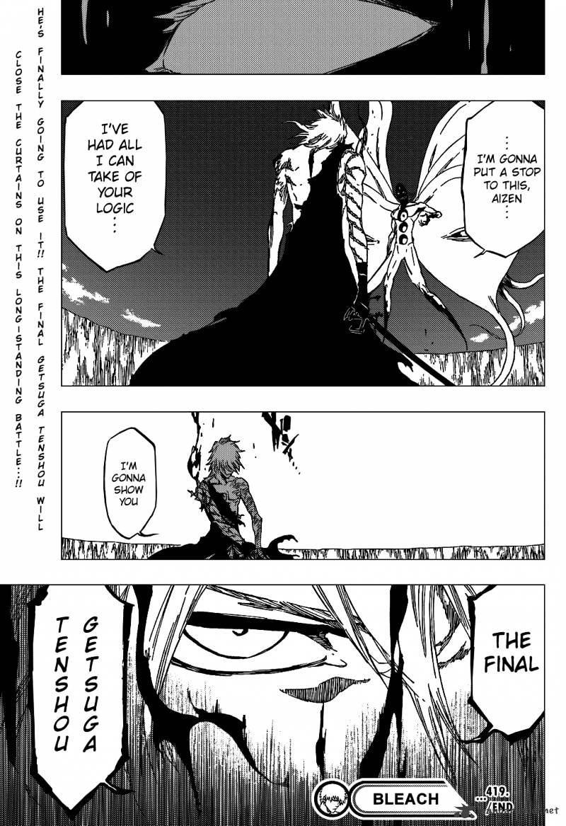 Bleach, Chapter 419