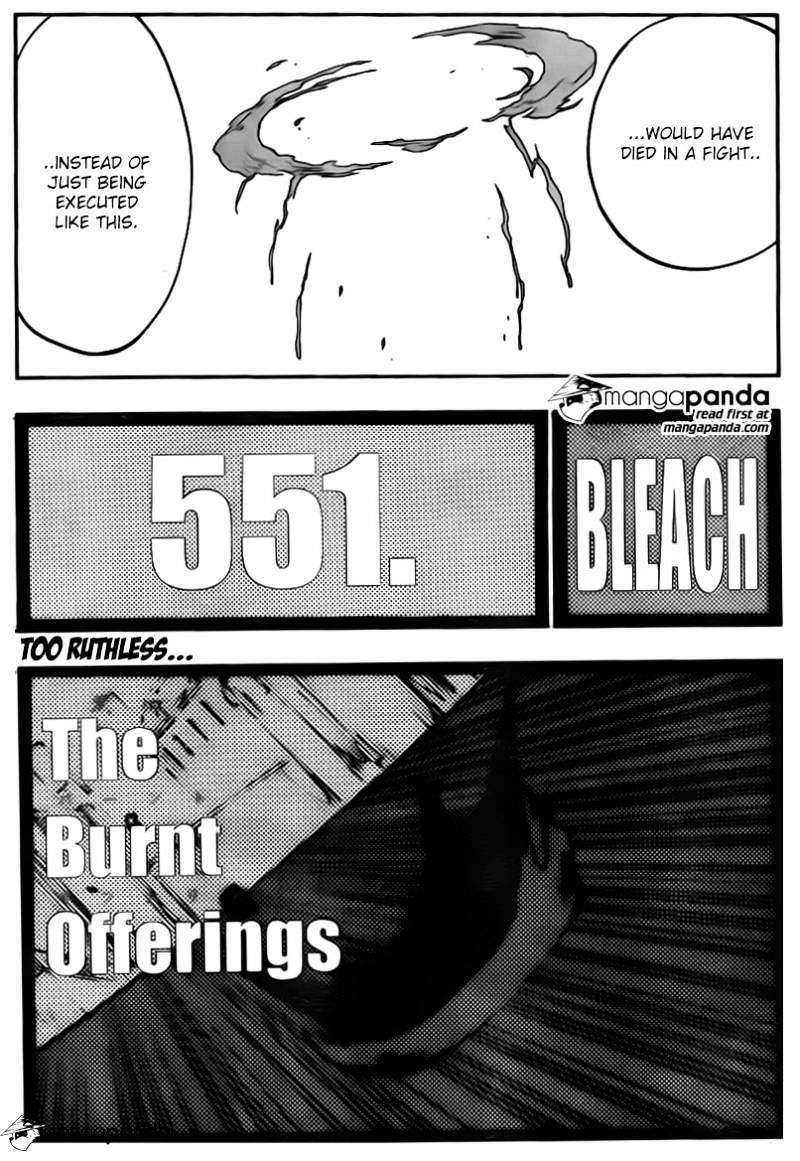 Bleach, Chapter 551