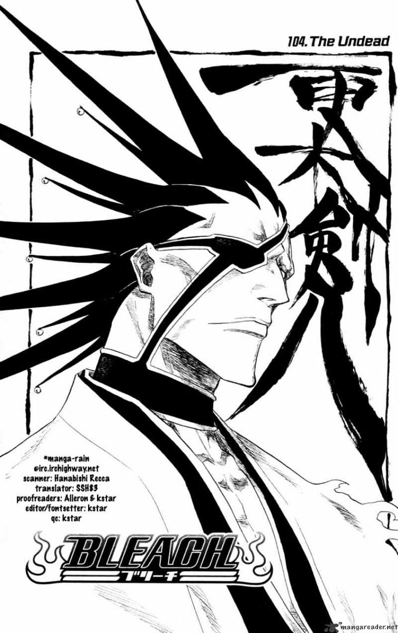 Bleach, Chapter 104