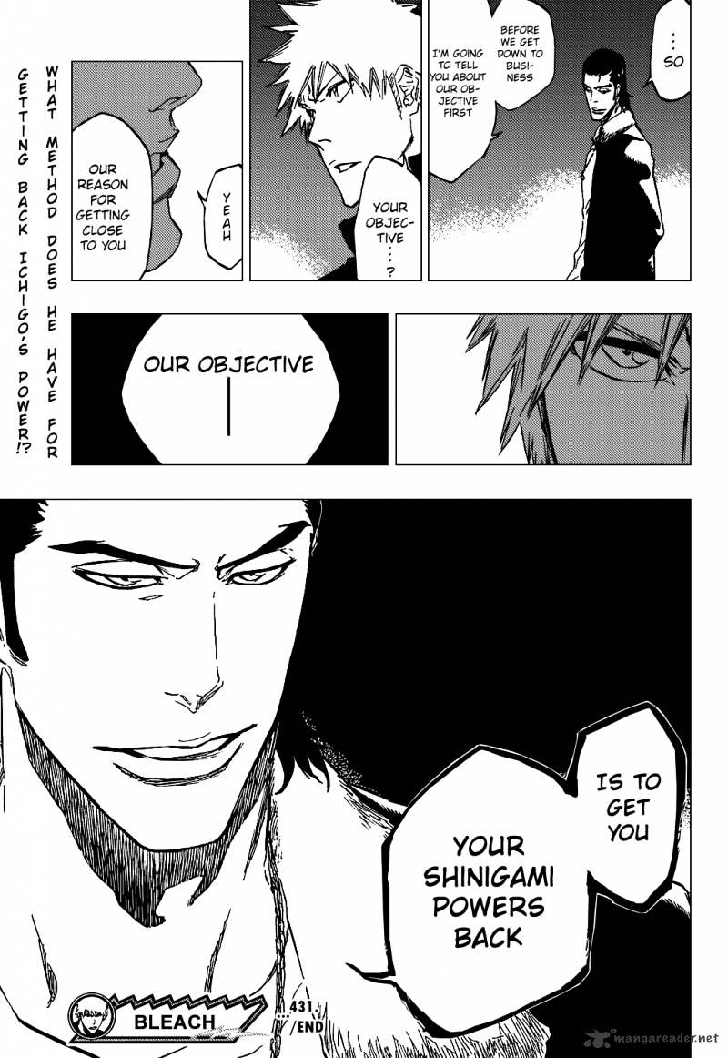 Bleach, Chapter 431