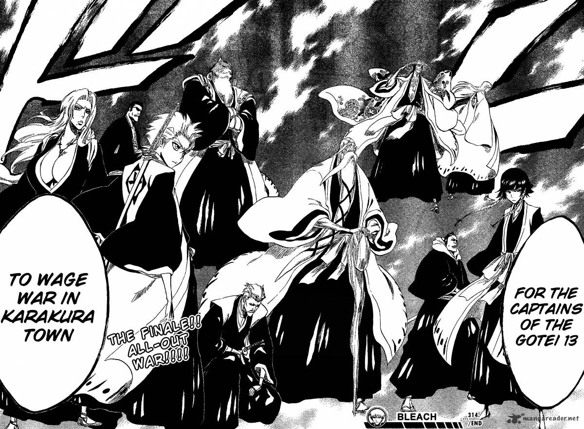 Bleach, Chapter 314