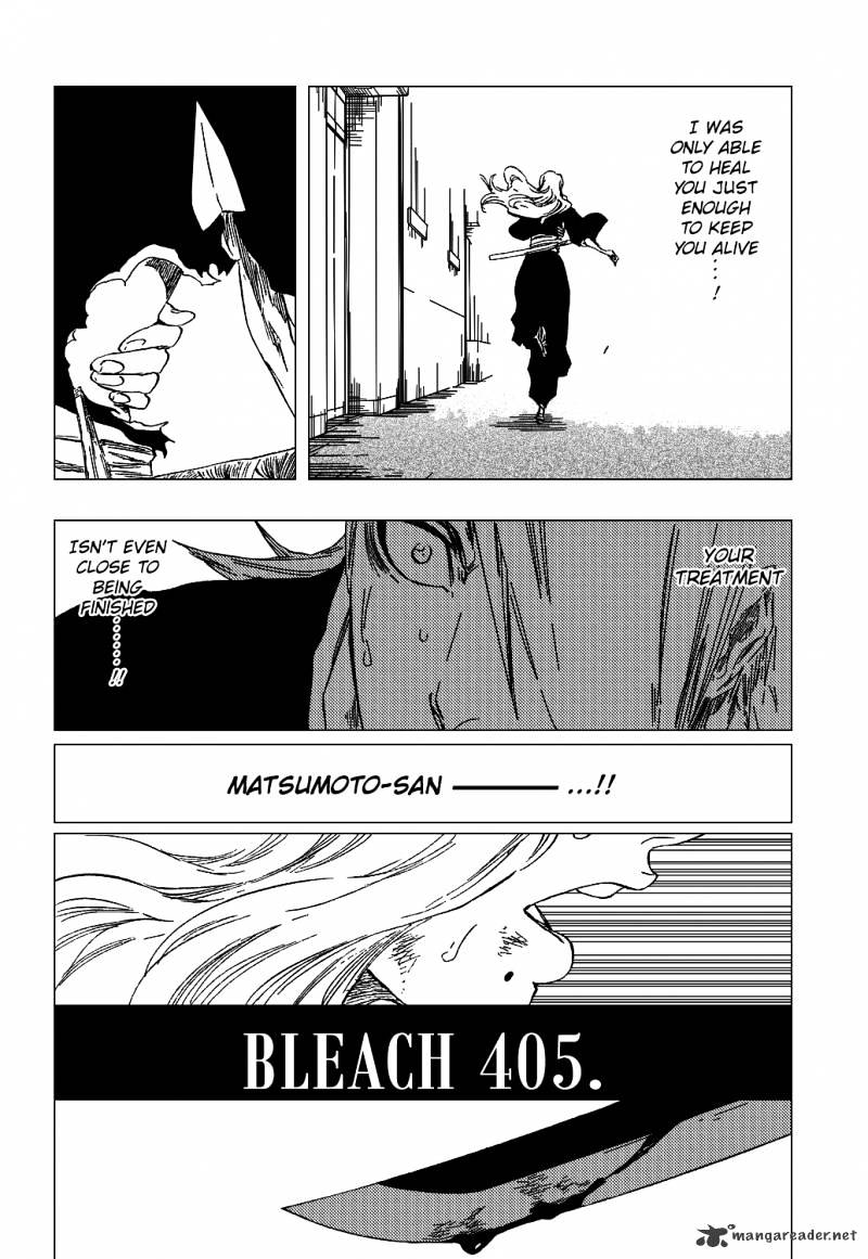 Bleach, Chapter 405