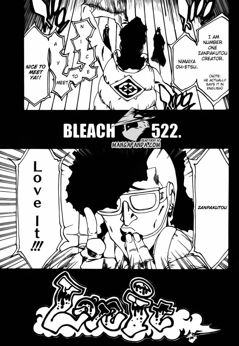 Bleach, Chapter 522