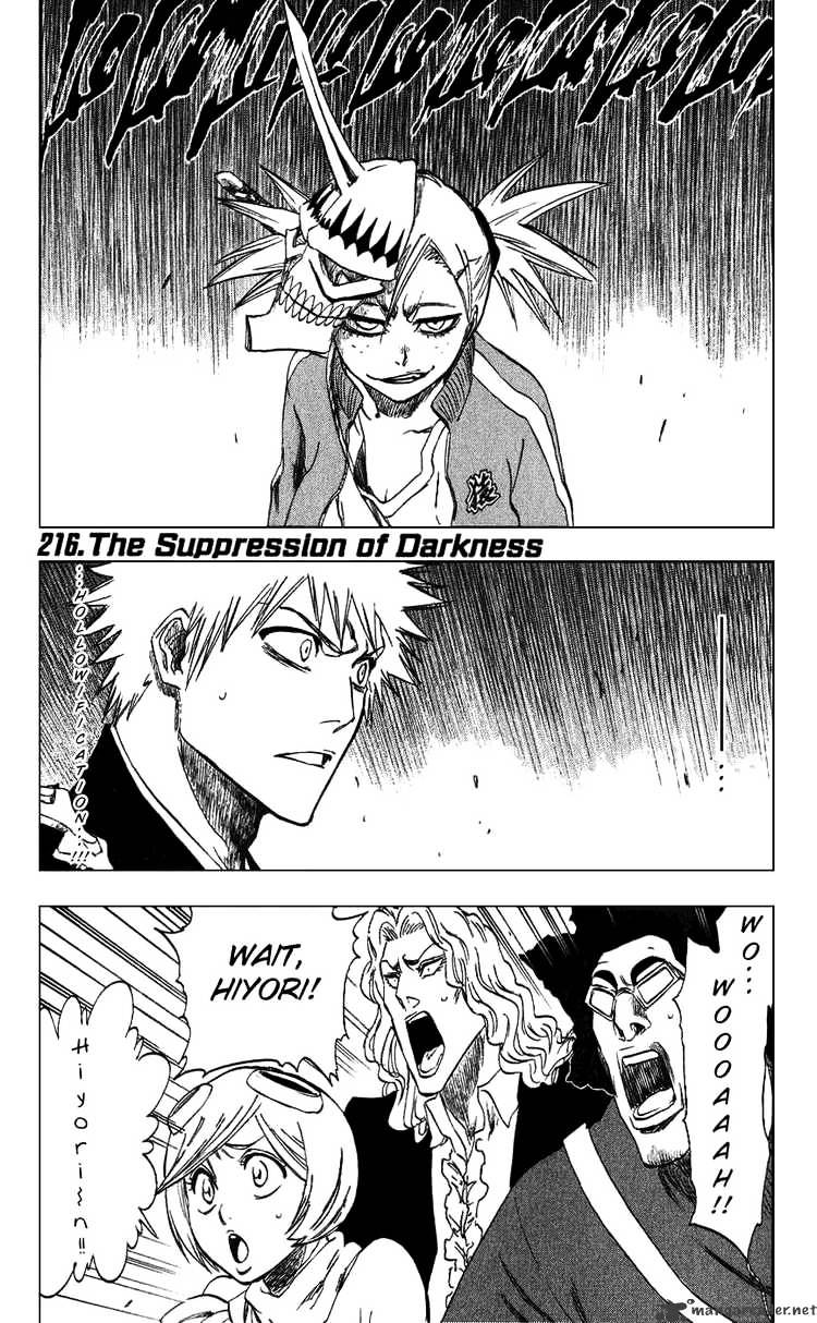 Bleach, Chapter 216