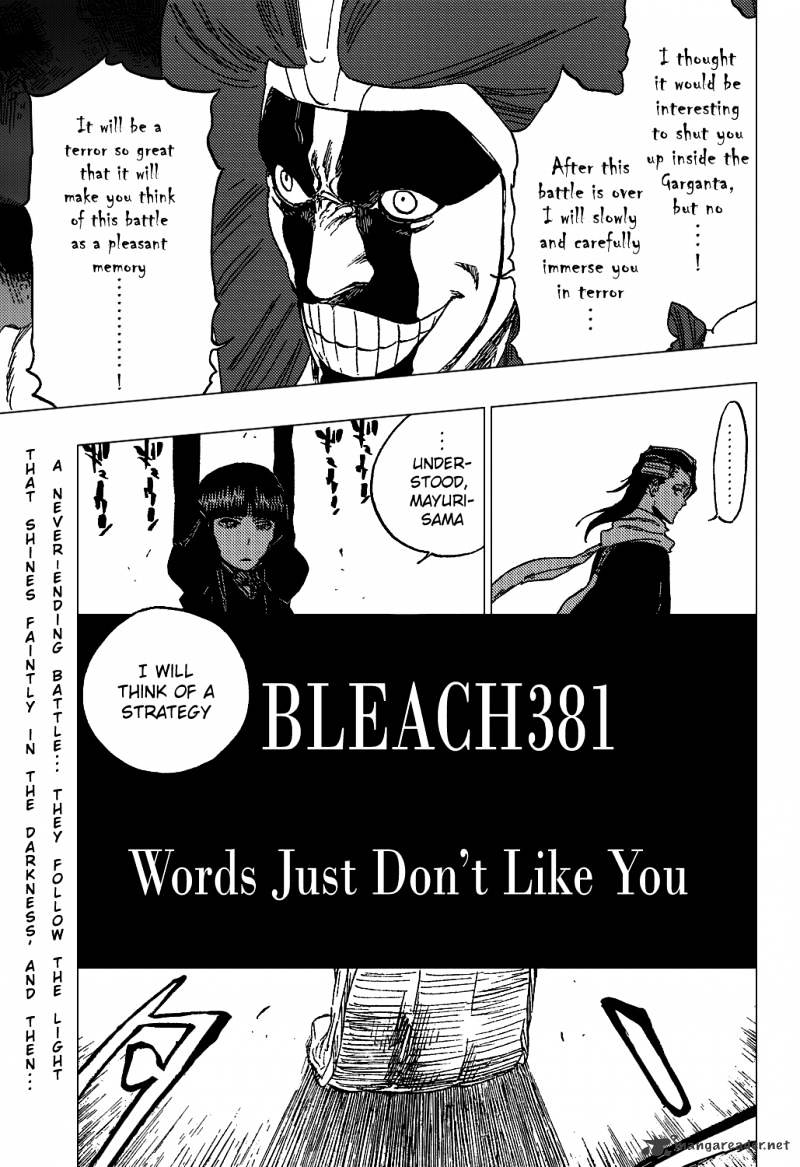 Bleach, Chapter 381