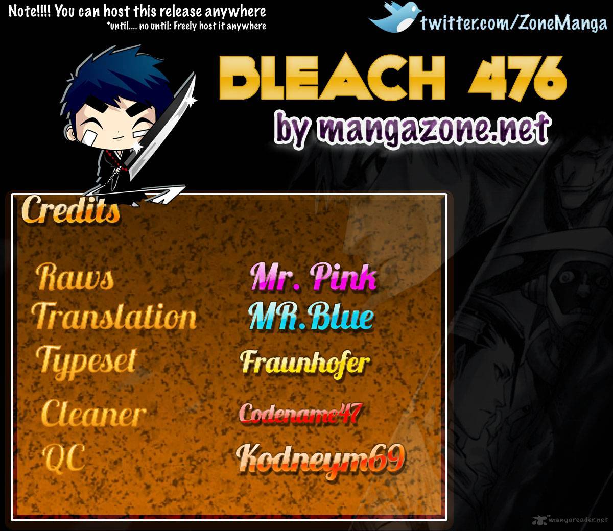 Bleach, Chapter 476