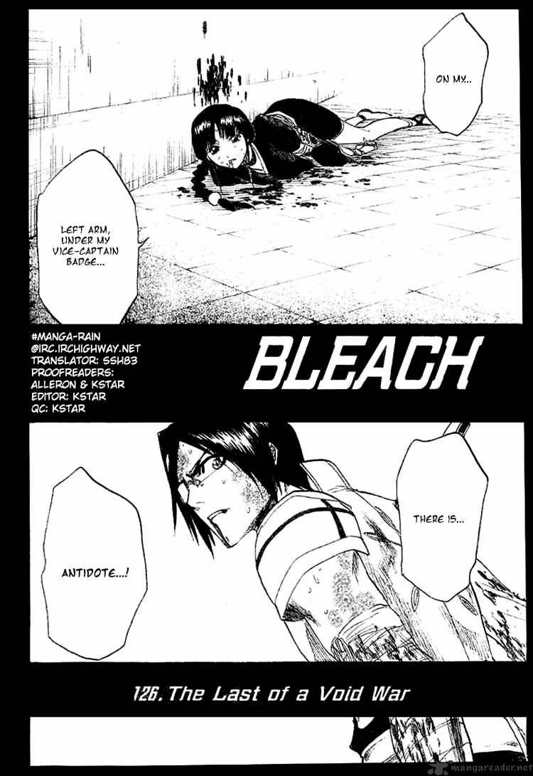 Bleach, Chapter 126