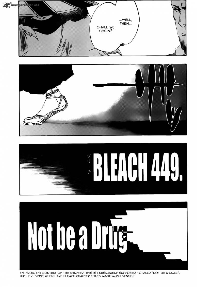 Bleach, Chapter 449