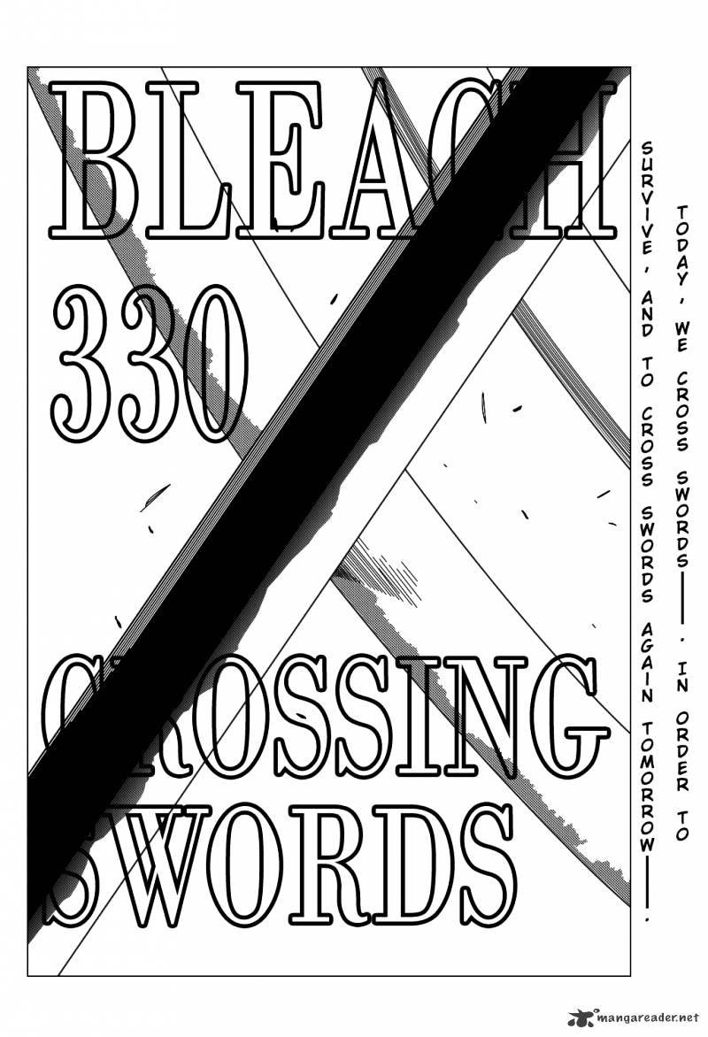 Bleach, Chapter 330