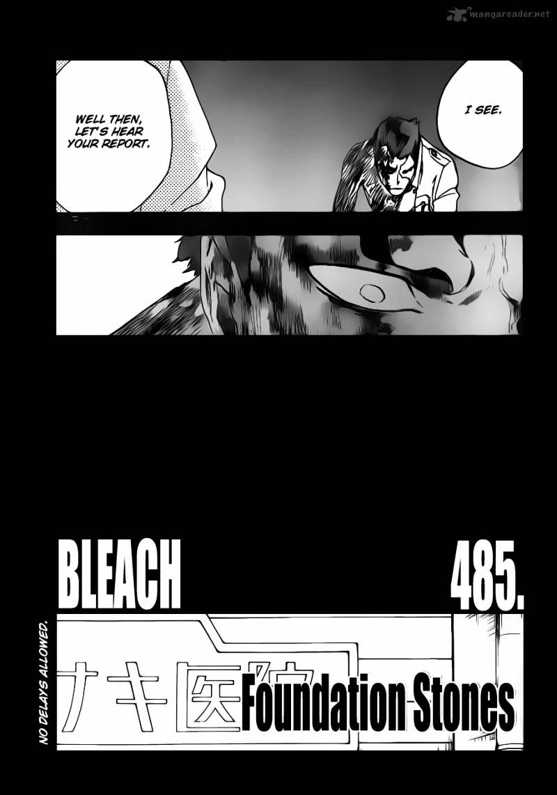 Bleach, Chapter 485