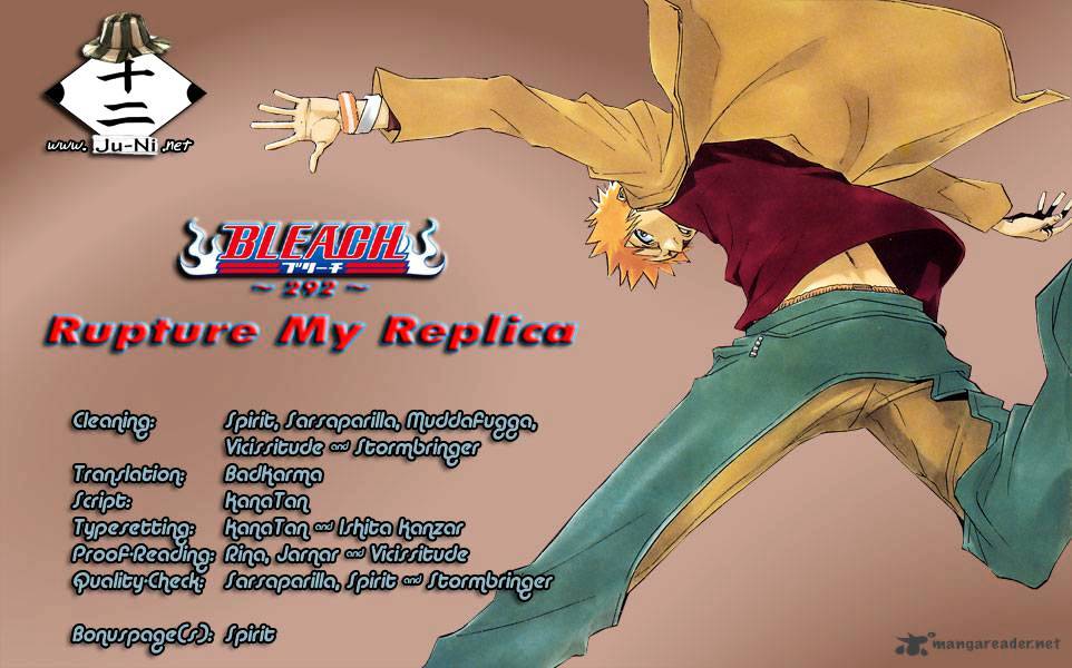 Bleach, Chapter 292