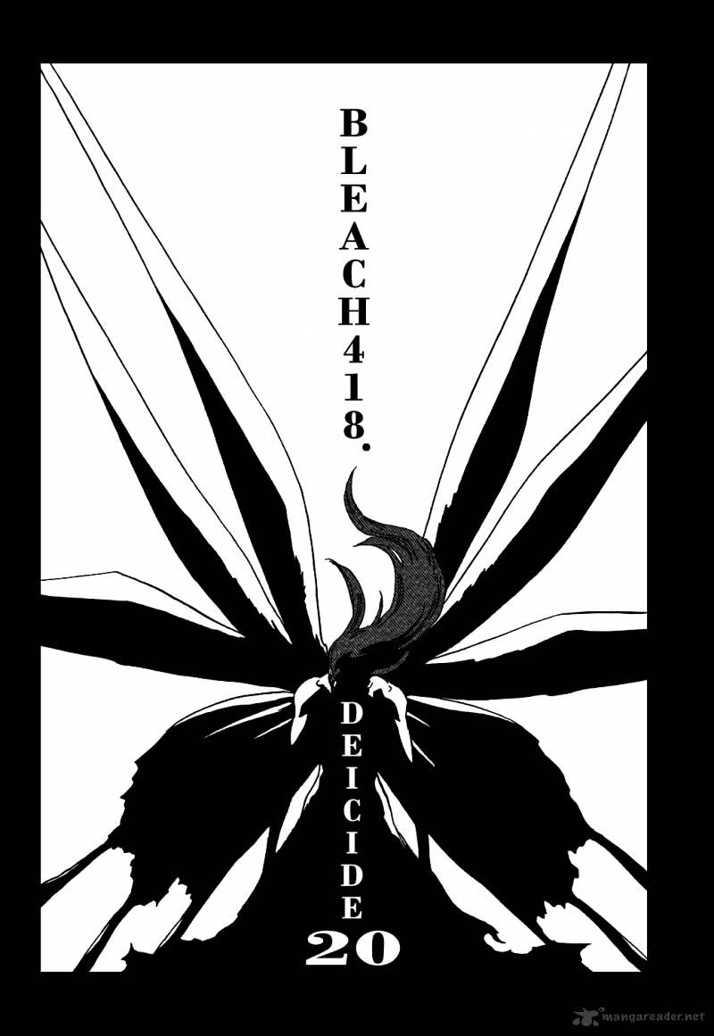 Bleach, Chapter 418