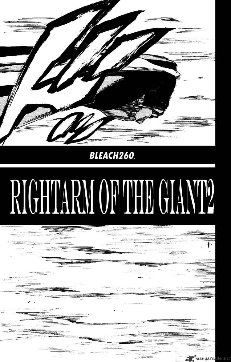 Bleach, Chapter 260