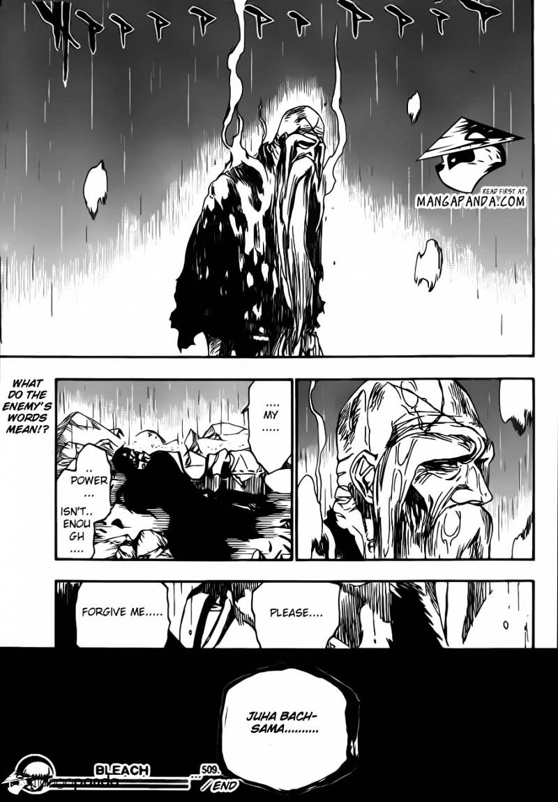 Bleach, Chapter 509