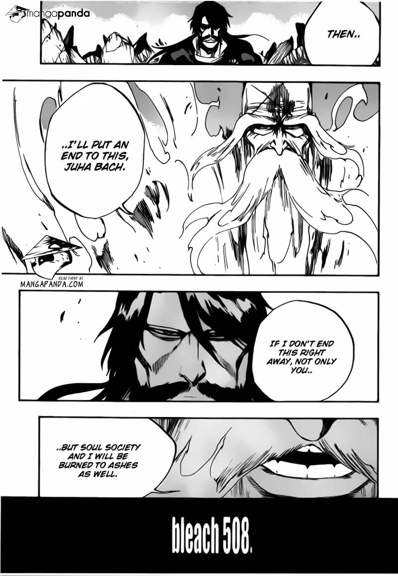 Bleach, Chapter 508