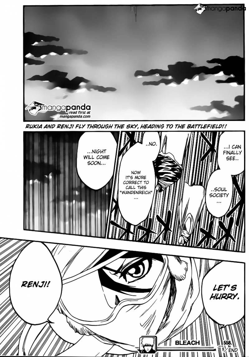 Bleach, Chapter 558