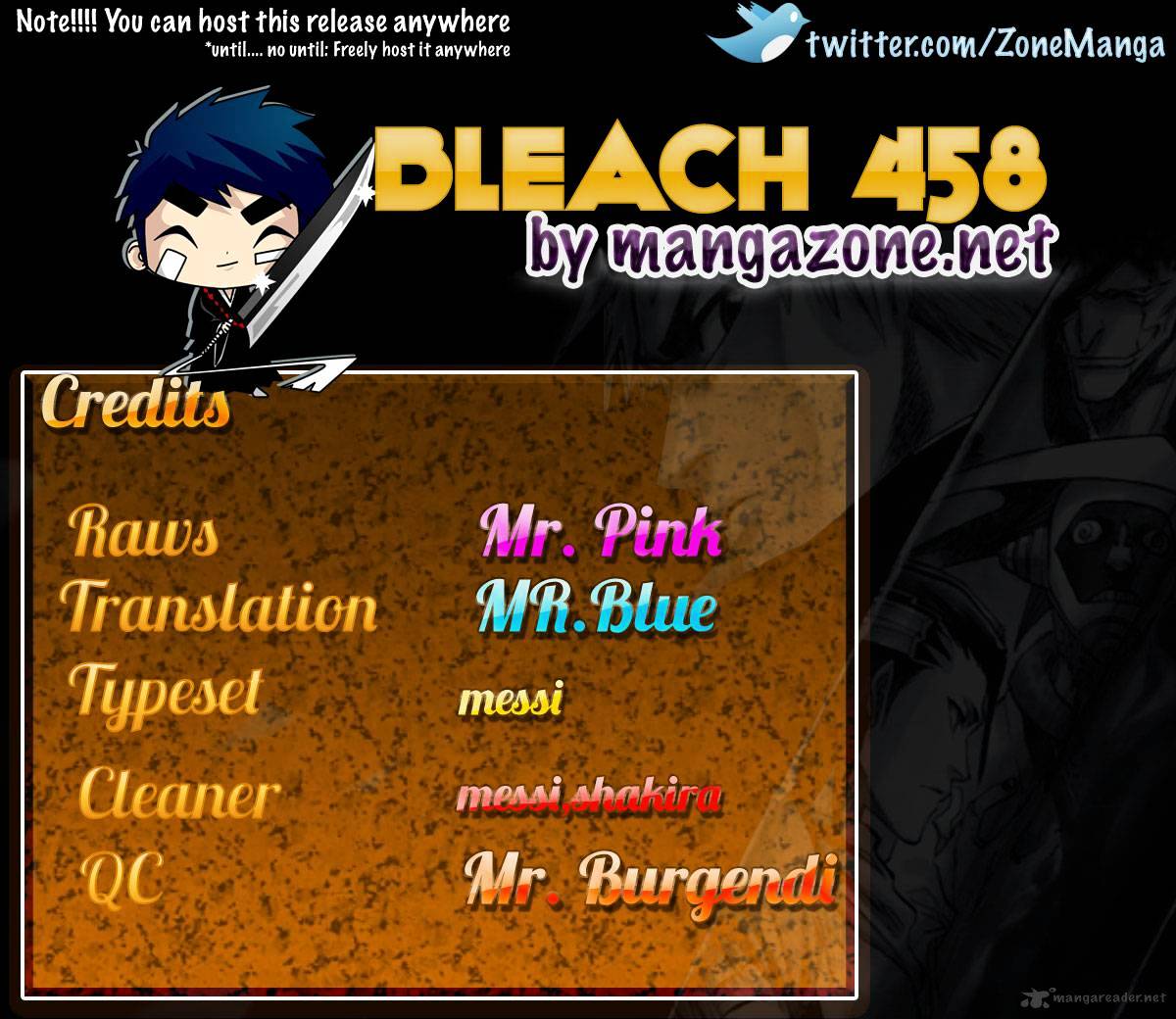 Bleach, Chapter 458