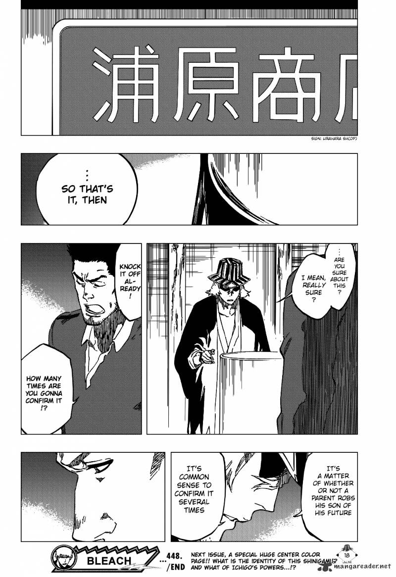 Bleach, Chapter 448