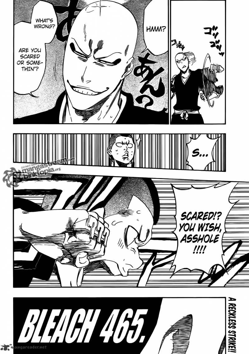 Bleach, Chapter 465