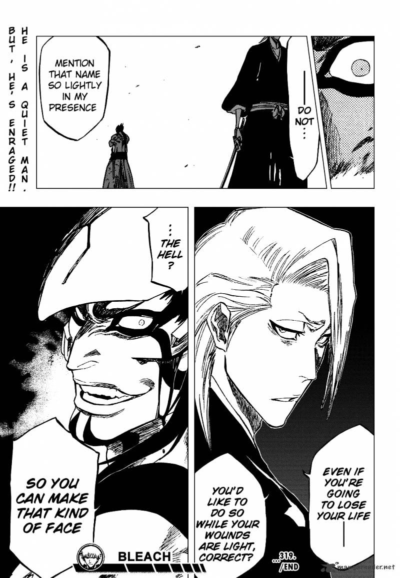 Bleach, Chapter 319