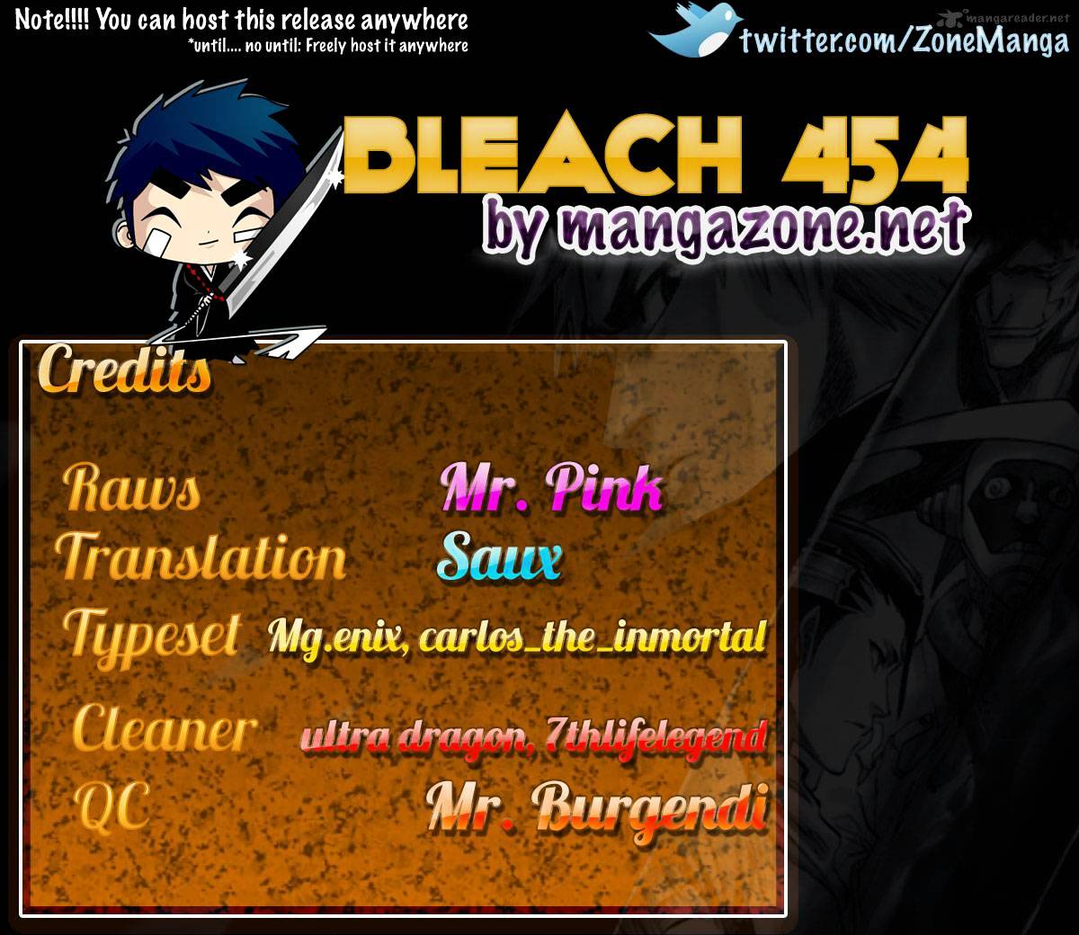 Bleach, Chapter 454