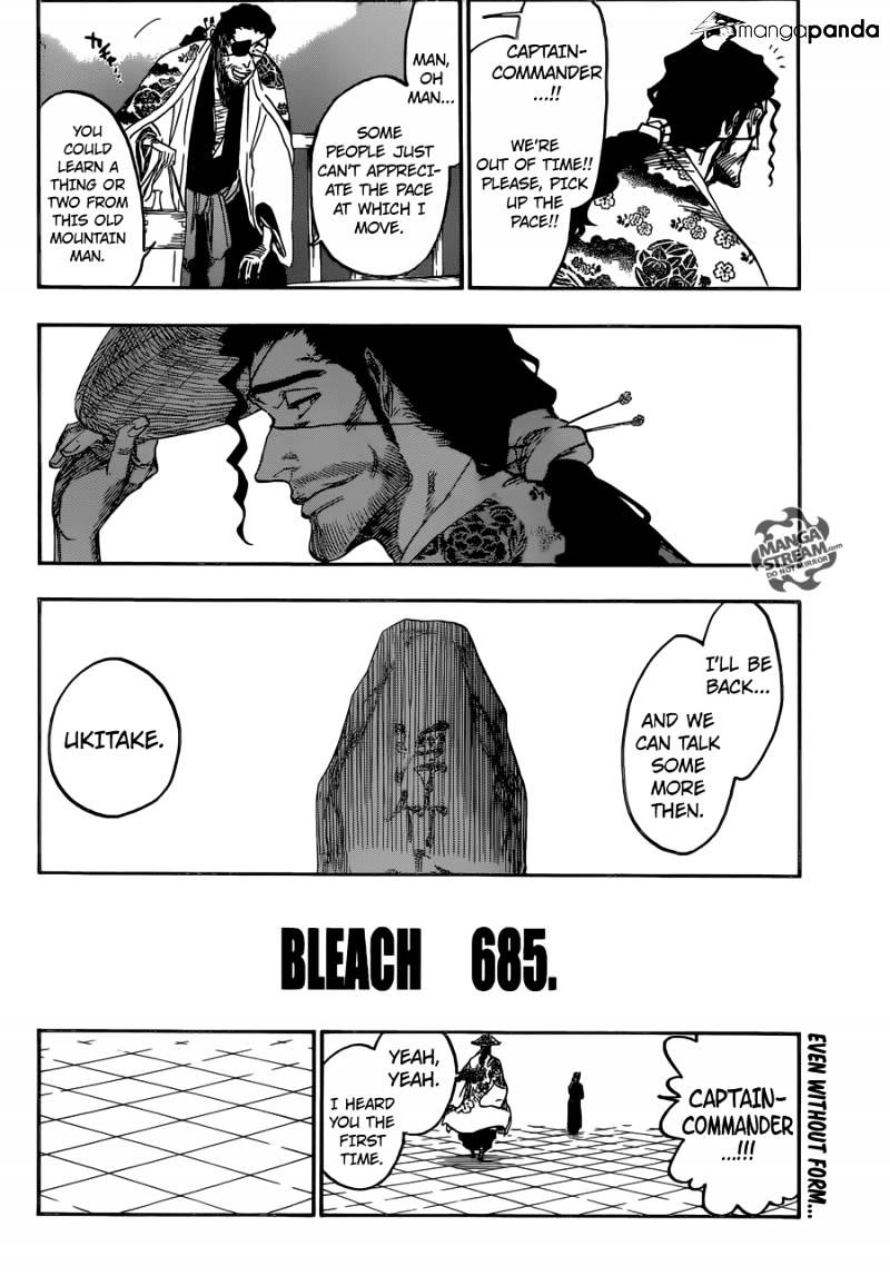 Bleach, Chapter 685