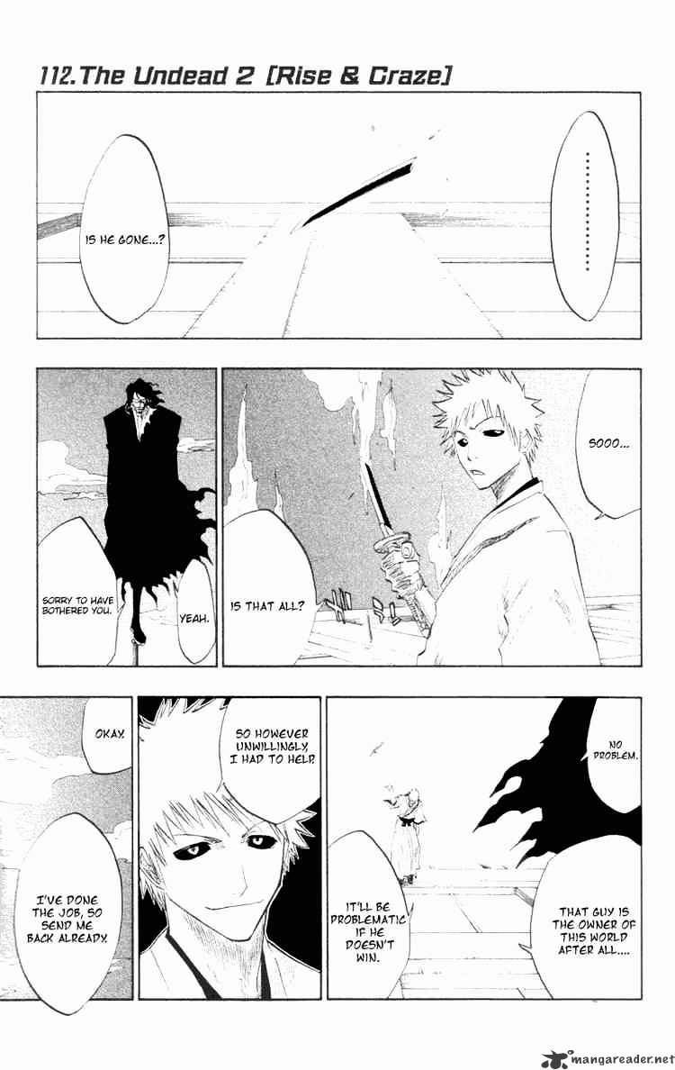 Bleach, Chapter 112