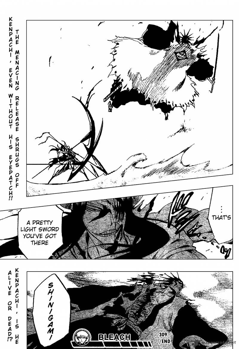 Bleach, Chapter 309