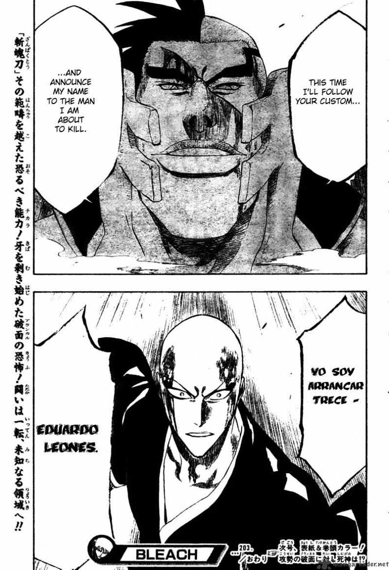 Bleach, Chapter 203