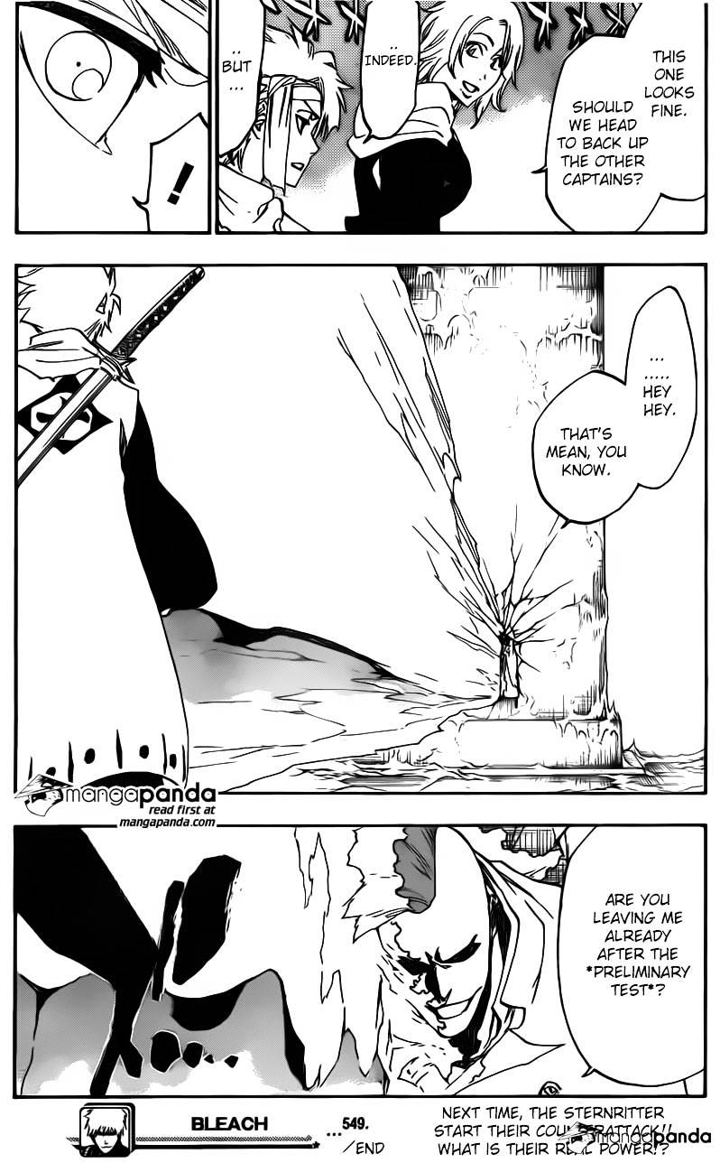 Bleach, Chapter 549