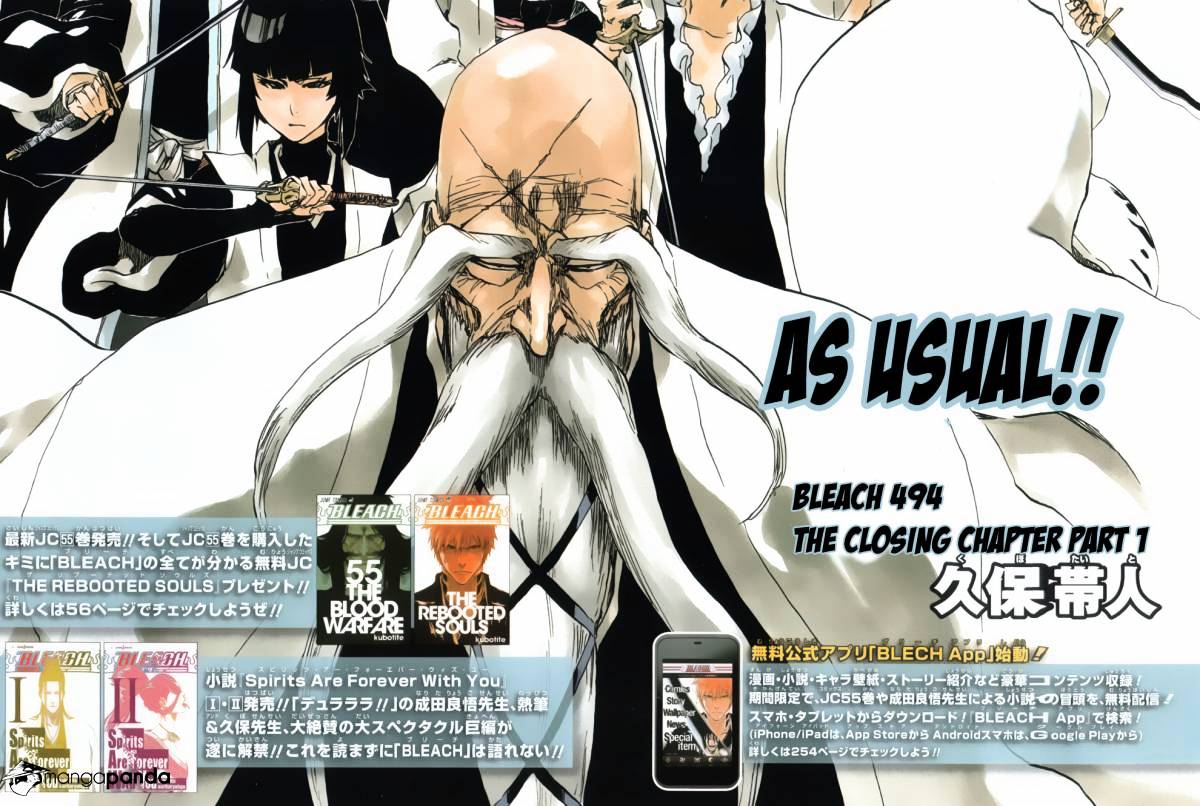 Bleach, Chapter 494