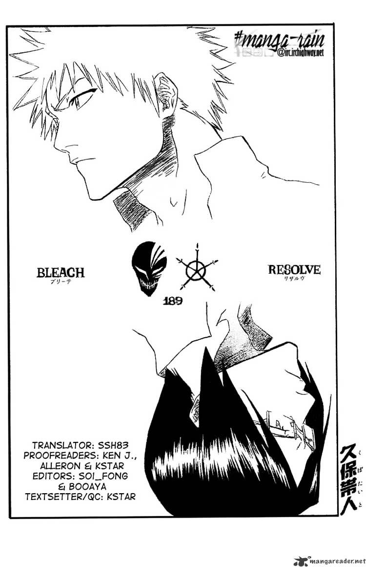 Bleach, Chapter 189