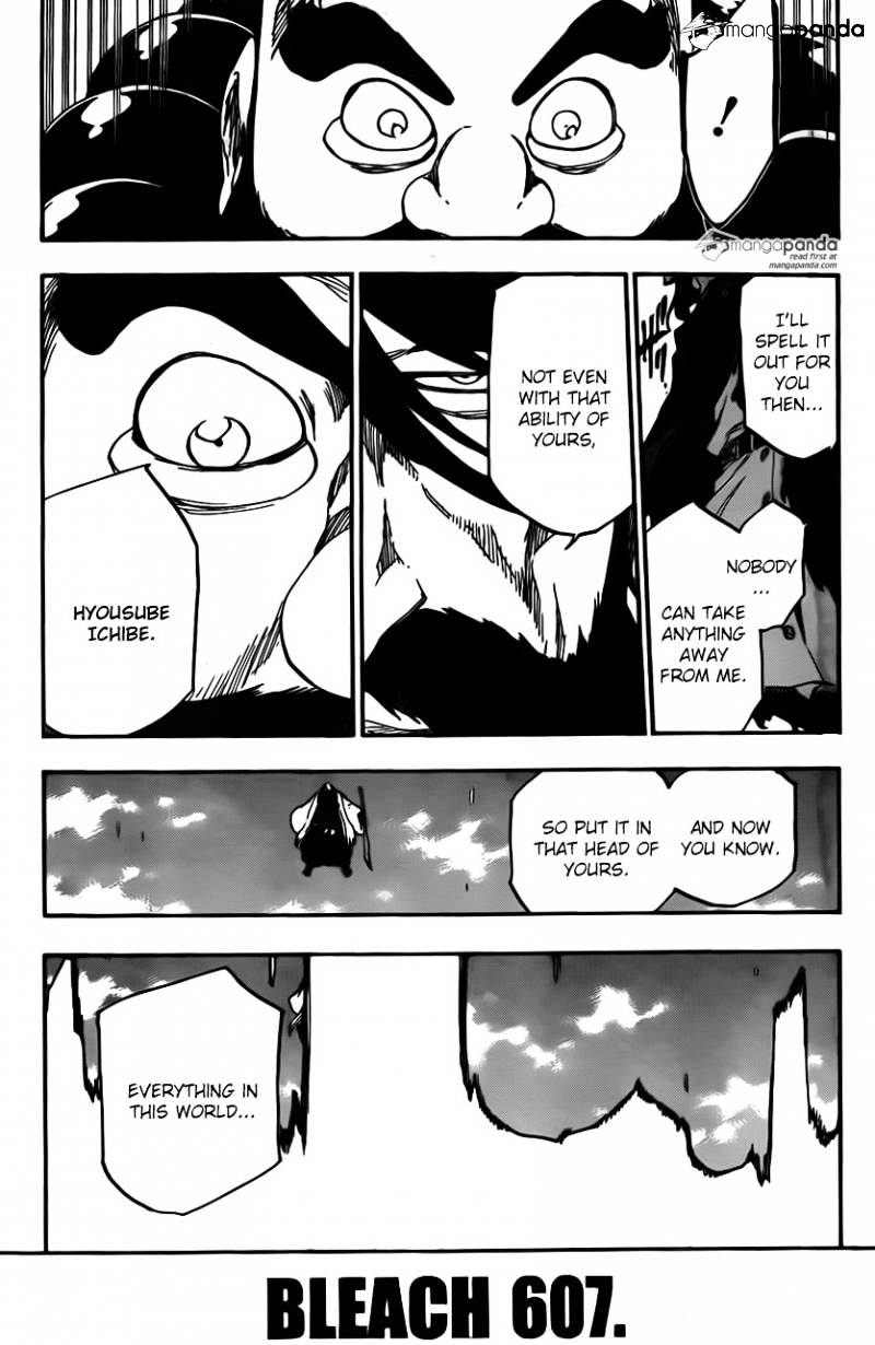 Bleach, Chapter 607