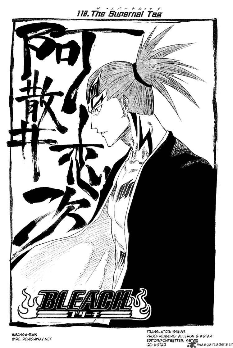 Bleach, Chapter 118