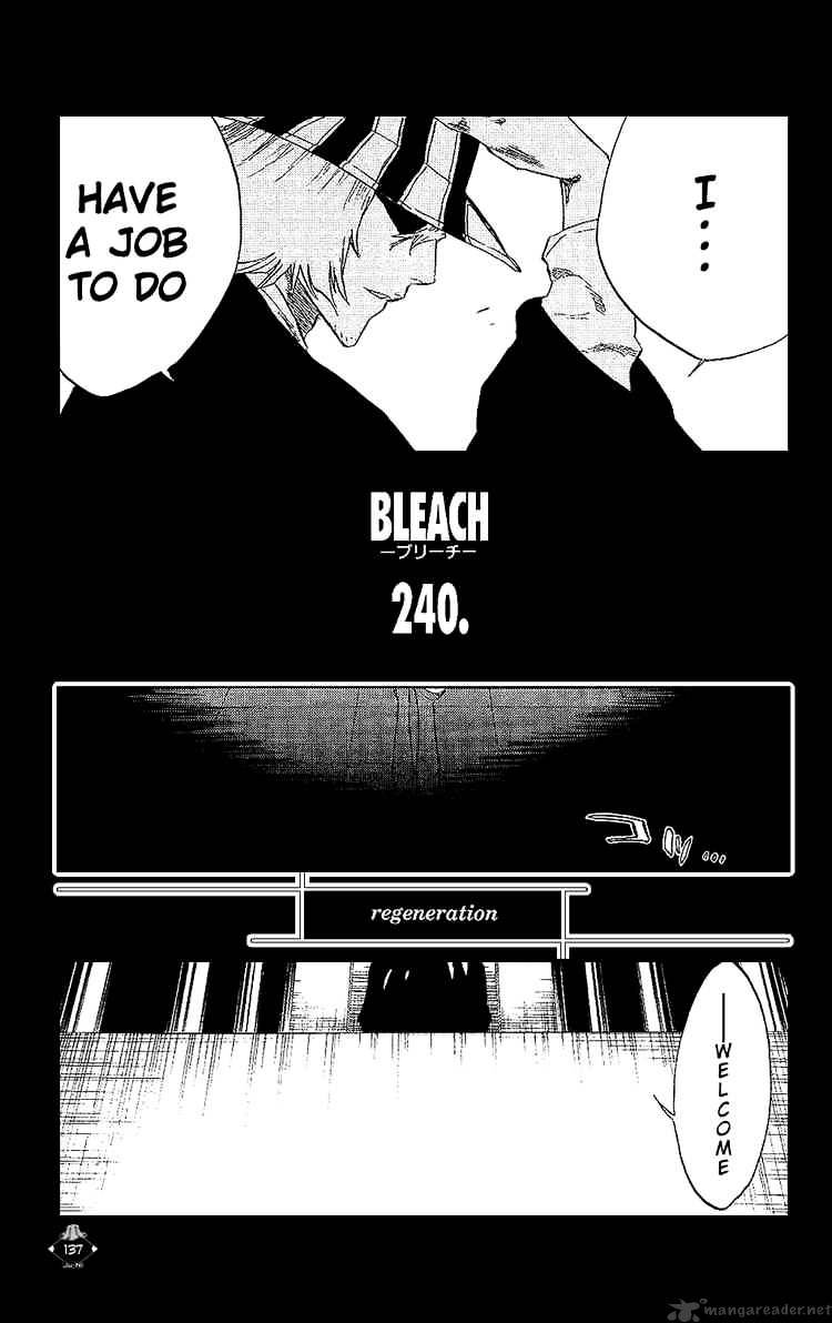 Bleach, Chapter 240