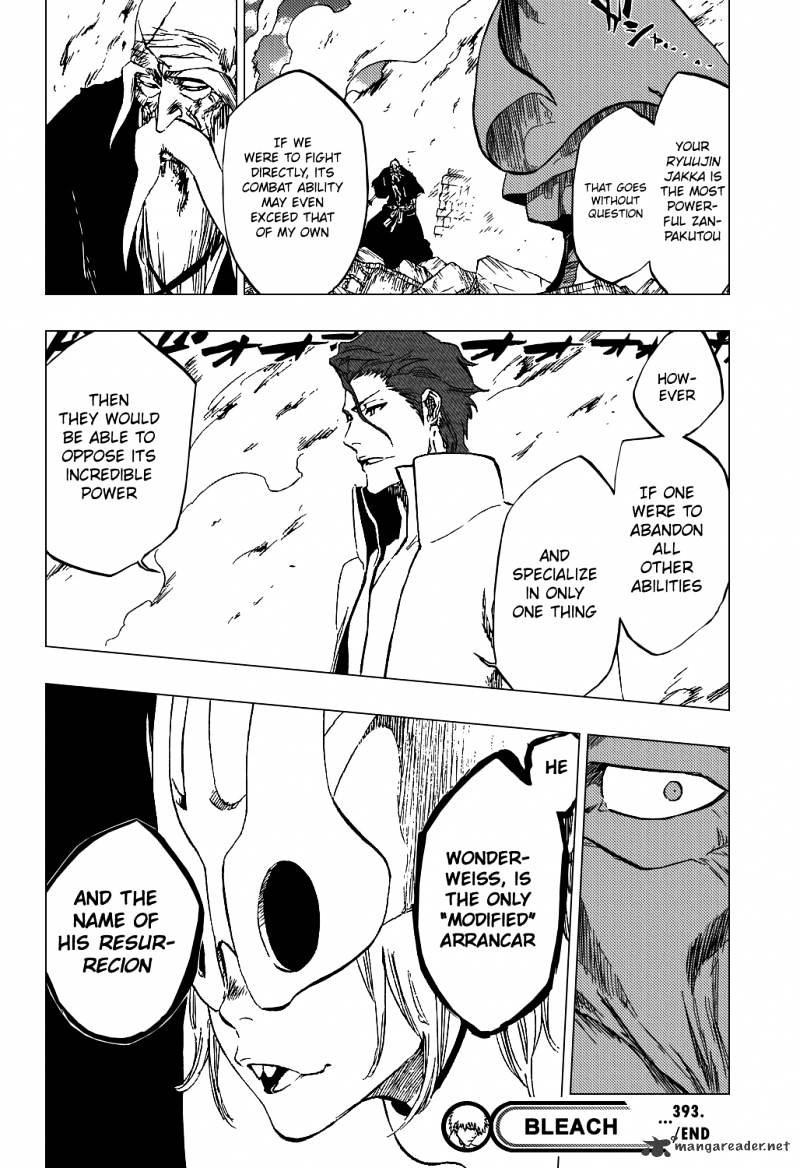 Bleach, Chapter 393