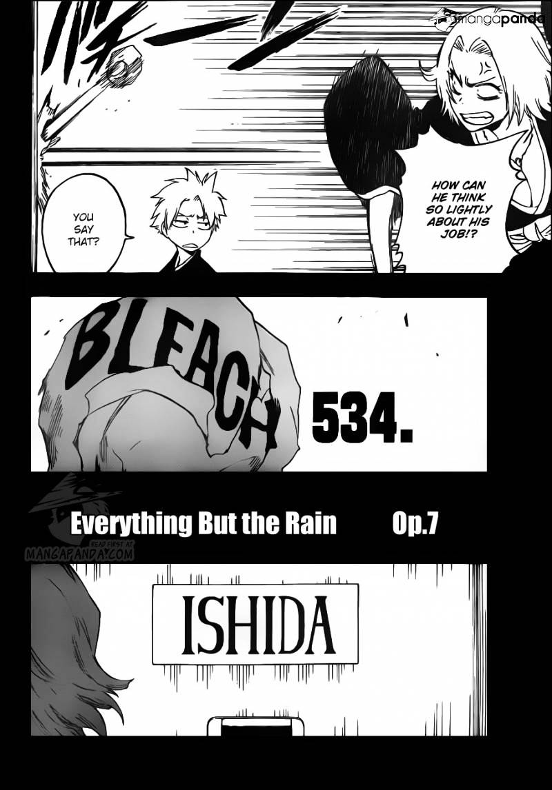 Bleach, Chapter 534