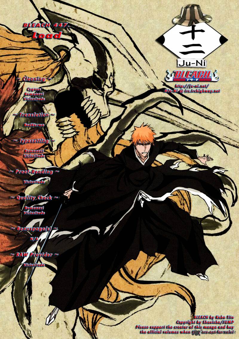 Bleach, Chapter 447