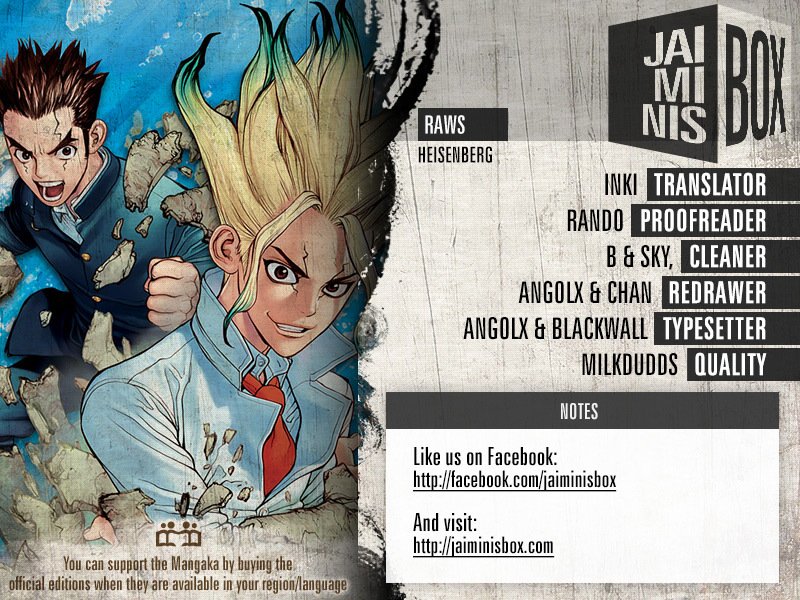 Dr. Stone, Chapter 105