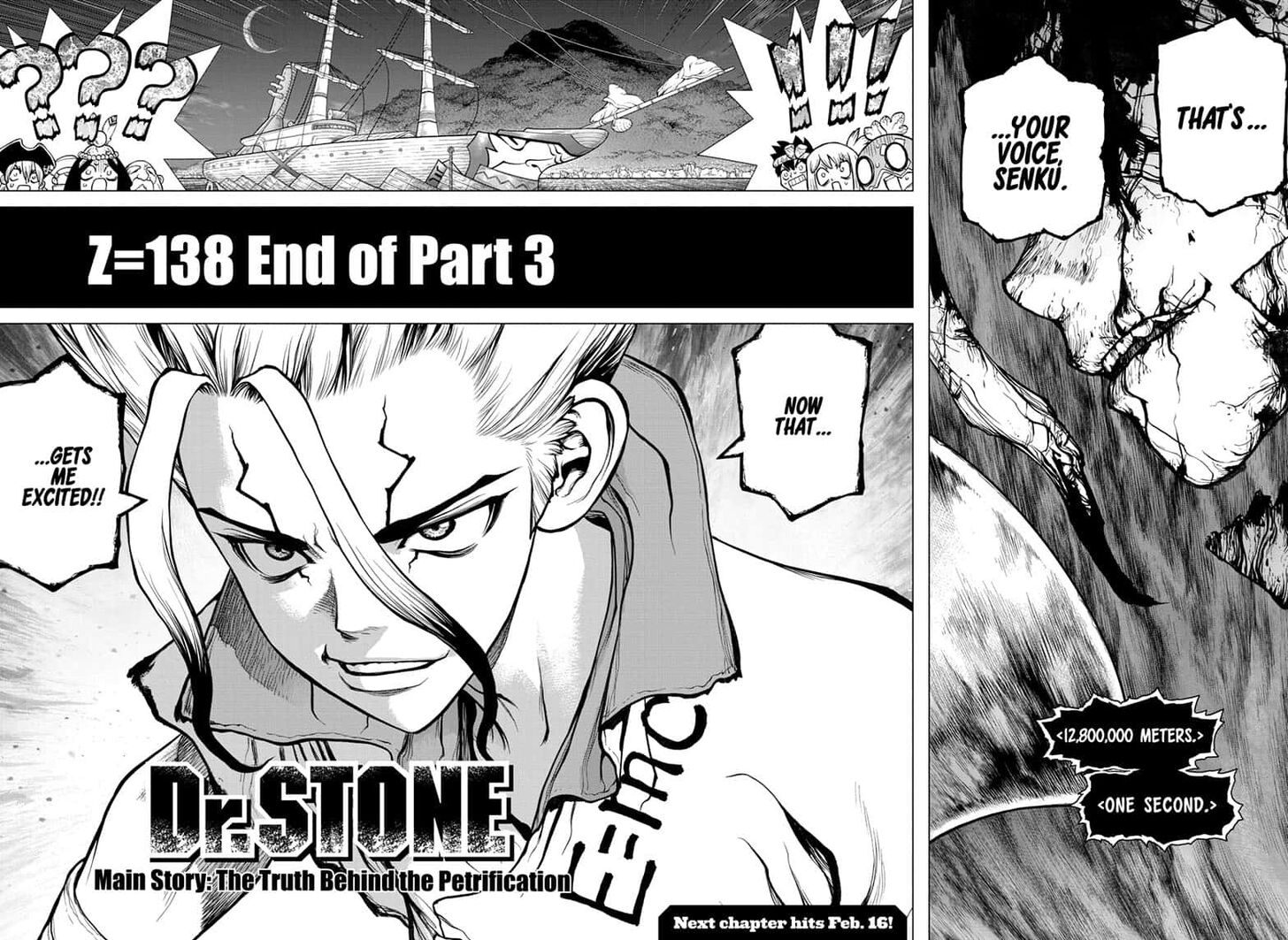 Dr. Stone, Chapter 138