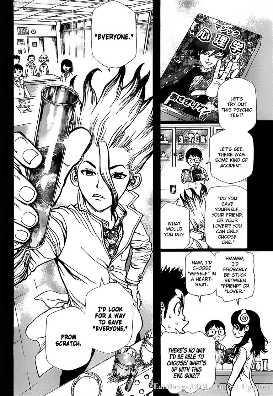 Dr. Stone, Chapter 12